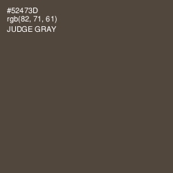 #52473D - Judge Gray Color Image
